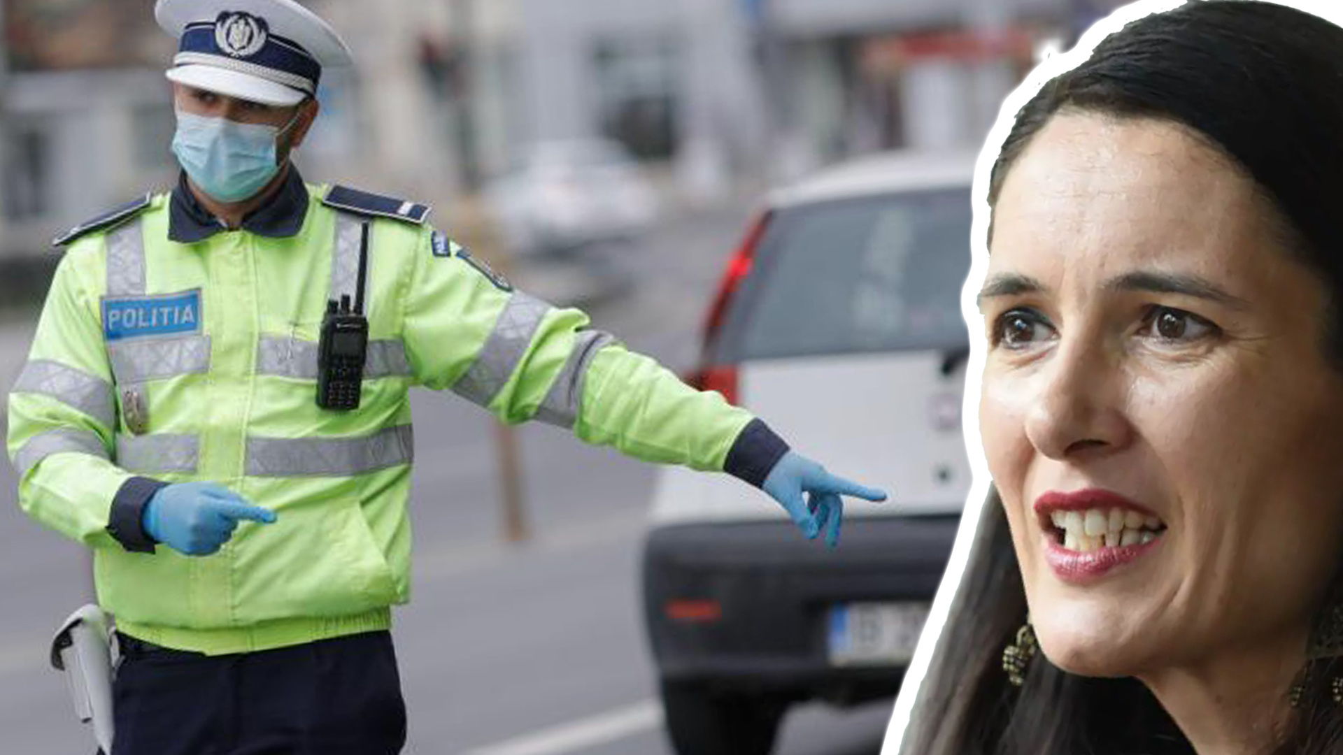 Primarul Sectorului 1, Clotilde Armand, prinsă de poliție cu viteză peste limita legală