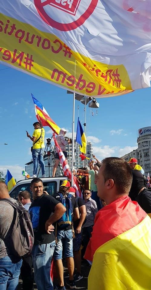 Mare protest al diasporei din 10 august nu a fost unul lipsit de incidente, deși cei prezenți la manifestație au anunțat că vor fi pașnici.