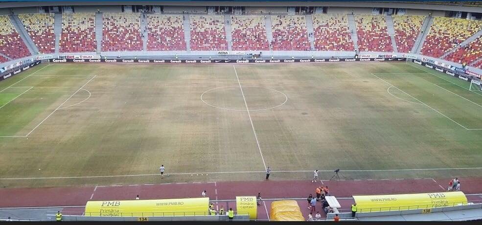 RECORD ABSOLUT de lipsa iarbā pe Național Arena