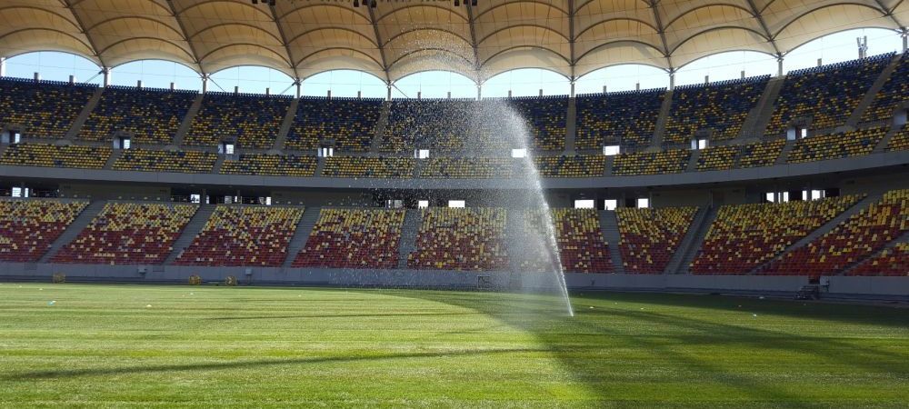 Gazonul de pe Național Arena a fost refăcut