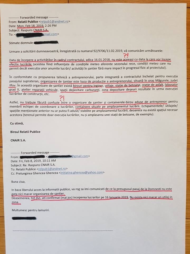 Hal de raspuns de la CNAIR