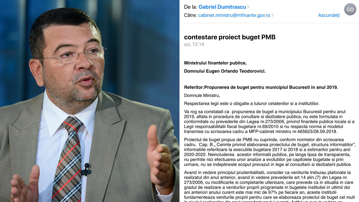 București un proiect de buget ilegal și netransparent