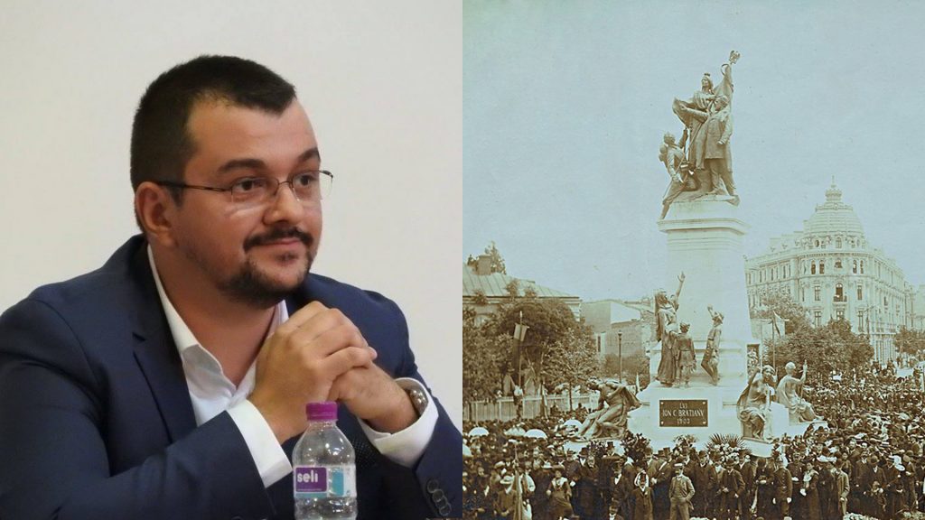Cristian Olteanu, unul dintre artizanii reconstrucției monumentului Brătianu