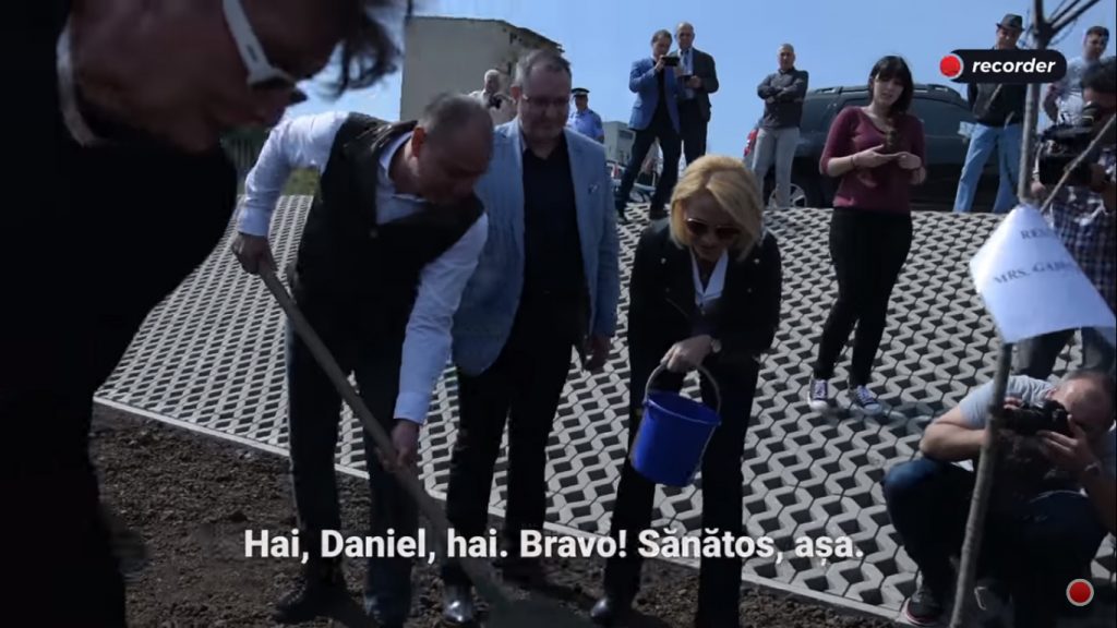 Parcul inaugurat de Firea și Băluță care s-a uscat într-un an
