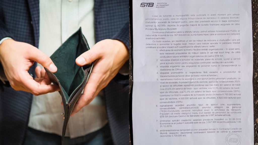 Bucureștiul în faliment. Este oficial, la STB nu mai sunt bani de salarii!